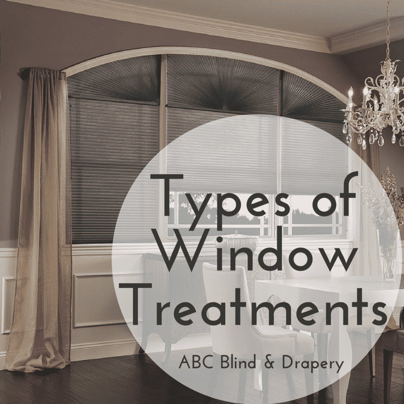 types of window treatment