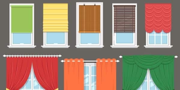 different kinds of blinds